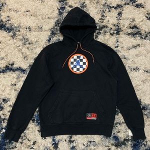Men’s Medium Jordan Fleece Graphic Print Hooded Pullover Black